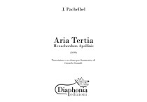 J. PACHELBEL - ARIA TERTIA per fisarmonica